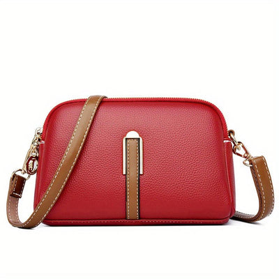 Mila™ | Borsa a Spalla con Stampa Litchi Embossed