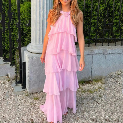 Carys™ | Abito Maxi con Rouches