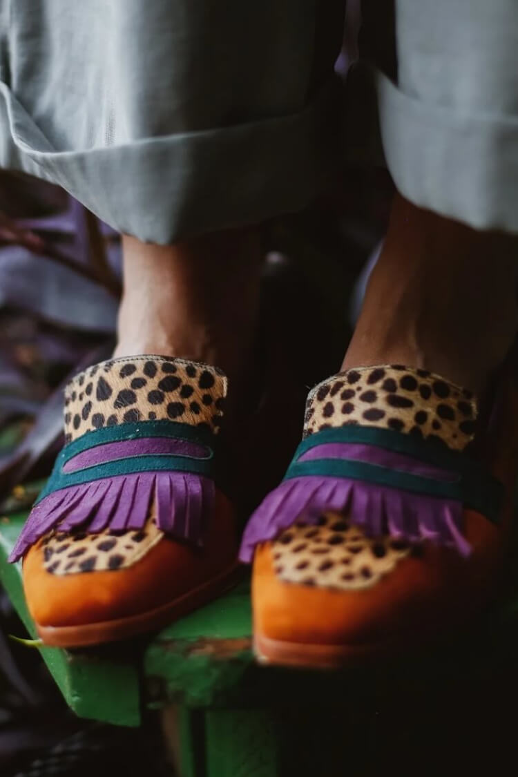 Eleonora™ | Scarpe Viola con Nappe Chic