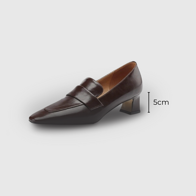 Elisabetta™ | Mocassini con Tacco Chunky a Punta