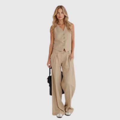 Anita™ | Completo Casual in Lino Artigianale