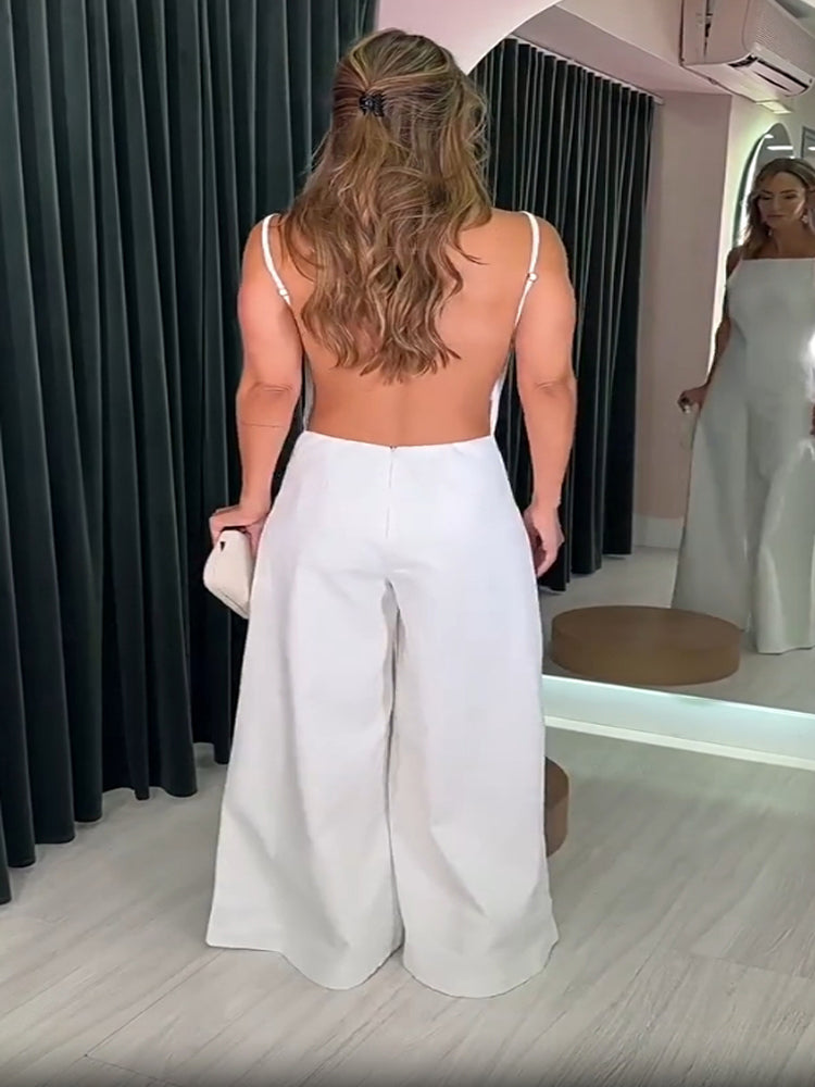 Marta™ | Tuta Halter Marrone
