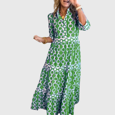 Giuliana™ | Abito Mediterraneo a Fantasia