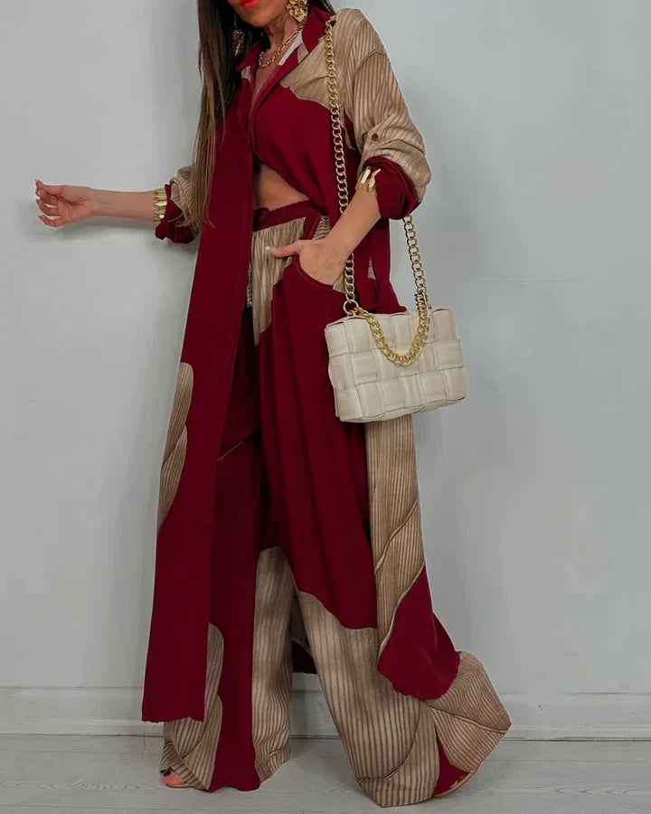 Camilla™ | Set Elegante con Stampa Artistica