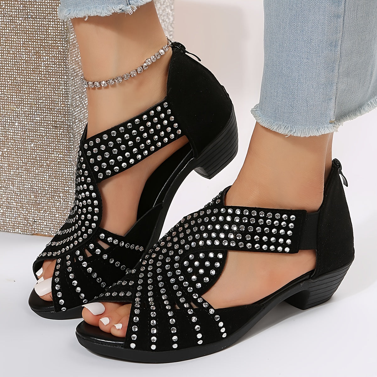 Zayla™ Sandali Comfort Sparkle