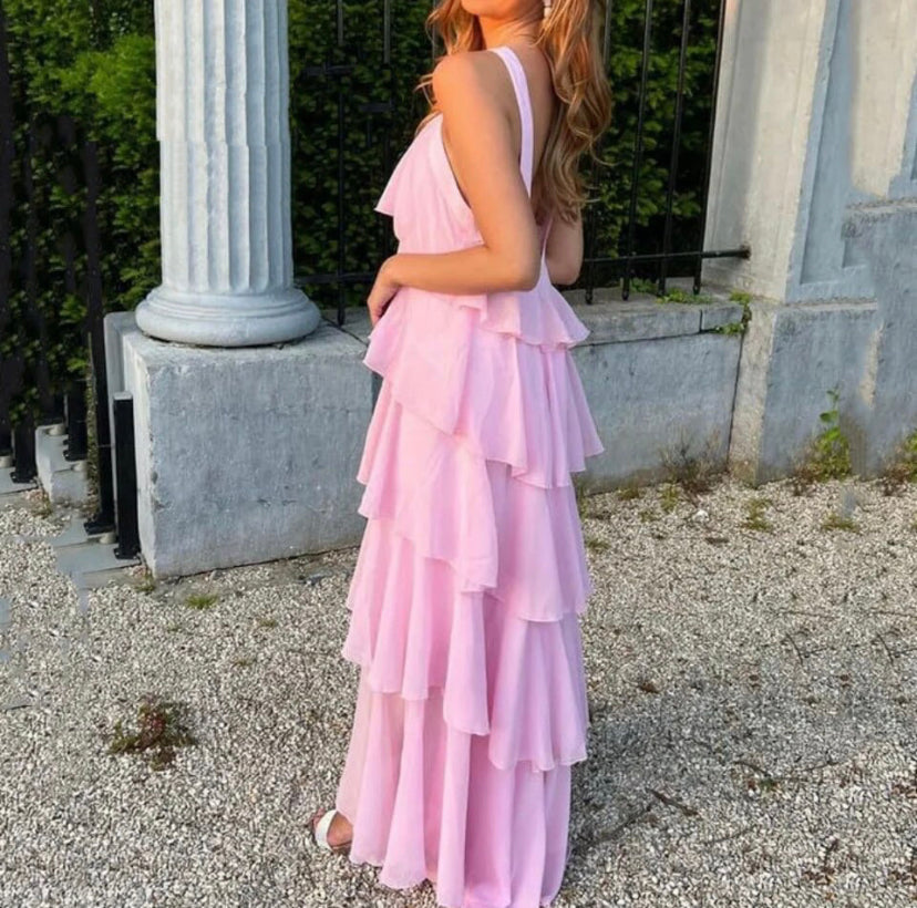 Carys™ | Abito Maxi con Rouches
