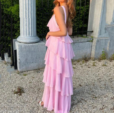 Carys™ | Abito Maxi con Rouches
