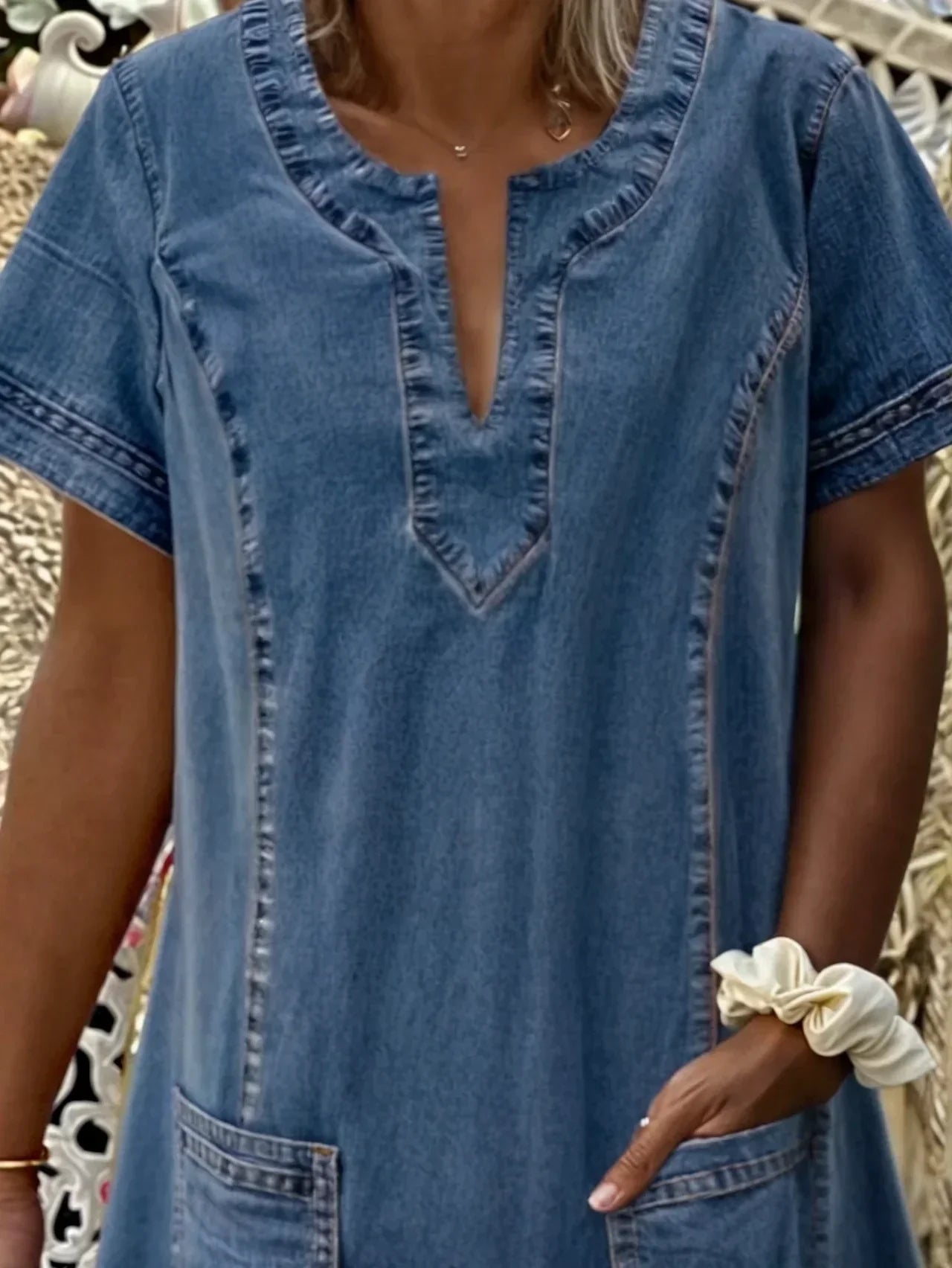 Isabella™ | Abito in Denim Morbido e Femminile