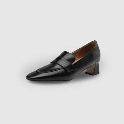 Elisabetta™ | Mocassini con Tacco Chunky a Punta