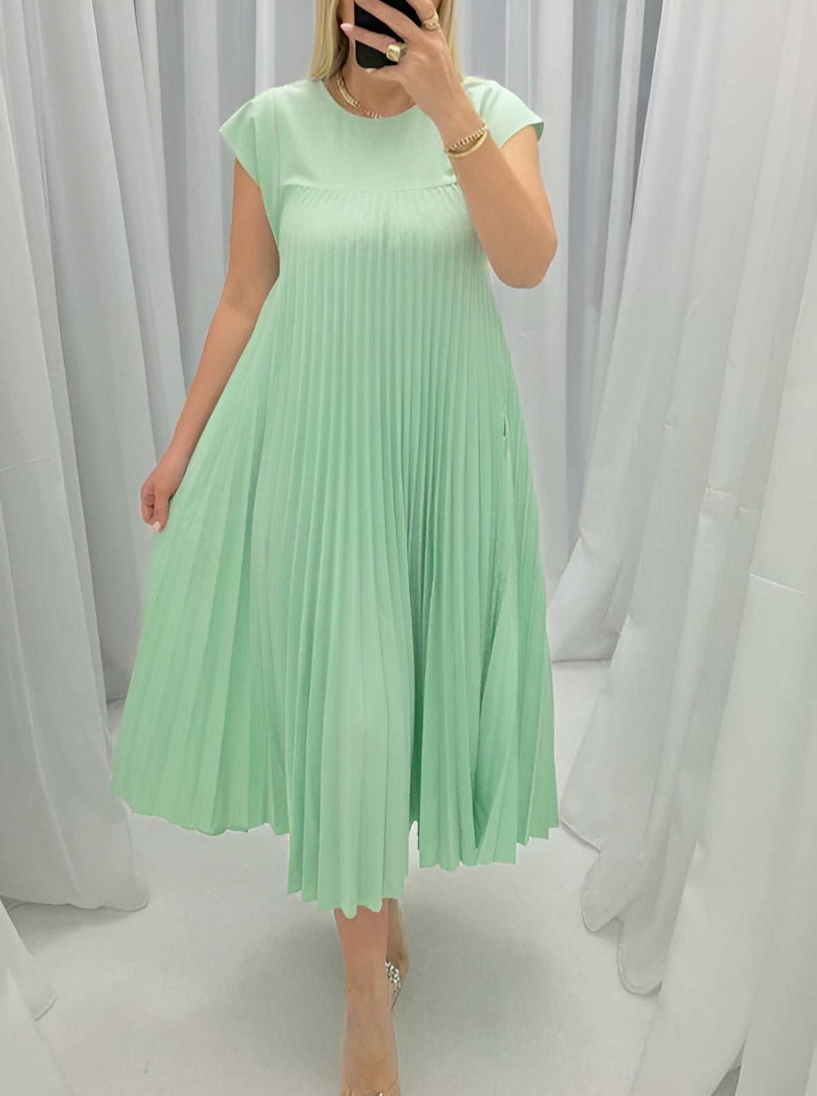 Simona™ | Abito Plissettato Leggero