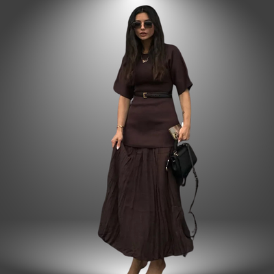 Lidia™ | Abito Lungo a Maglia