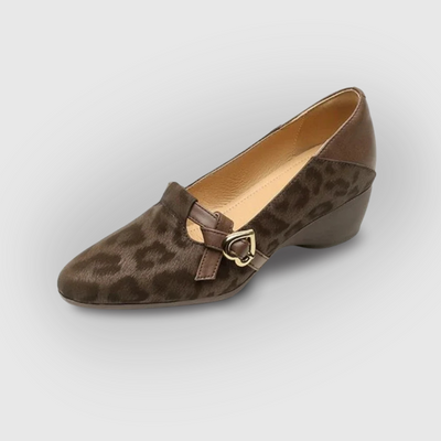 Vivienne™ | Mocassini con Tacco Medio Affusolato