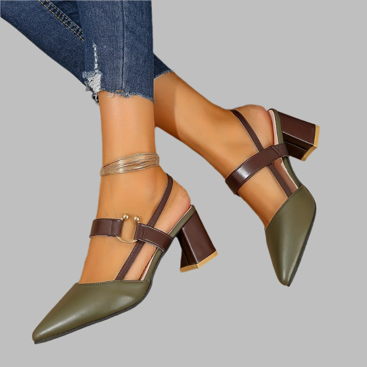 Luna™ | Slingback Bicolore