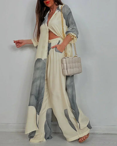 Camilla™ | Set Elegante con Stampa Artistica