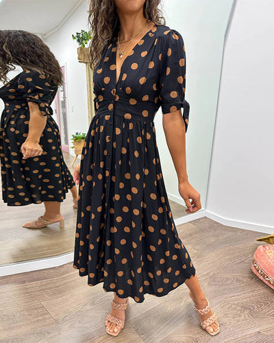 Clara™ | Vestito Pois