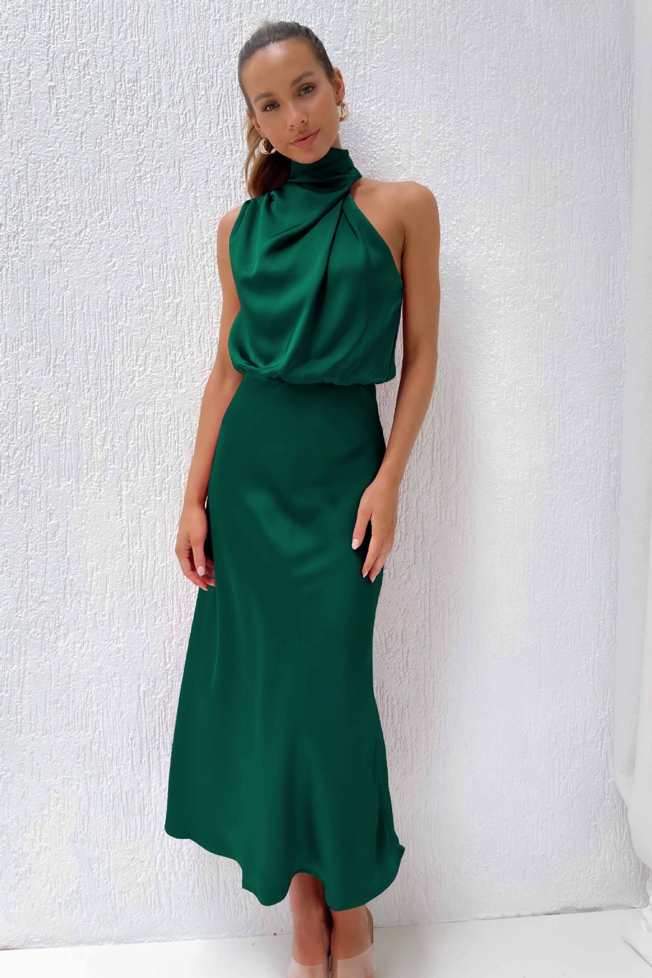 Serena™ | Abito Maxi a Collo Halter