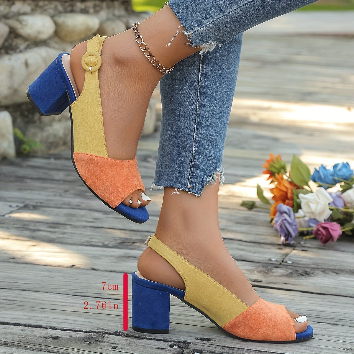 Zuri™ Tacchi Slingback Colorblock