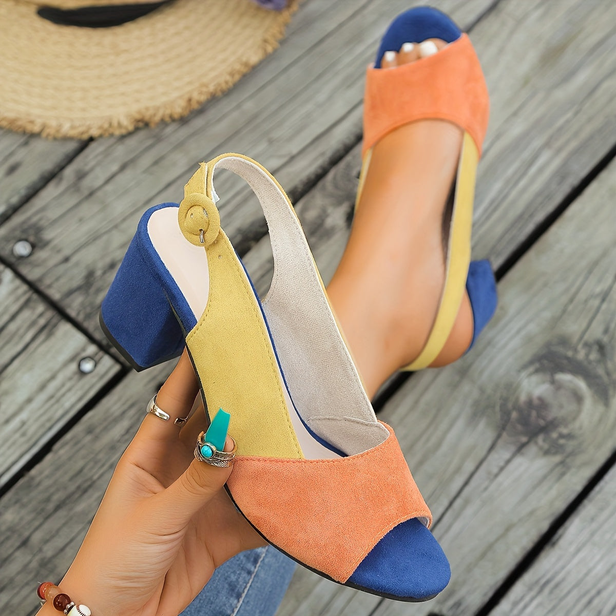 Zuri™ Tacchi Slingback Colorblock