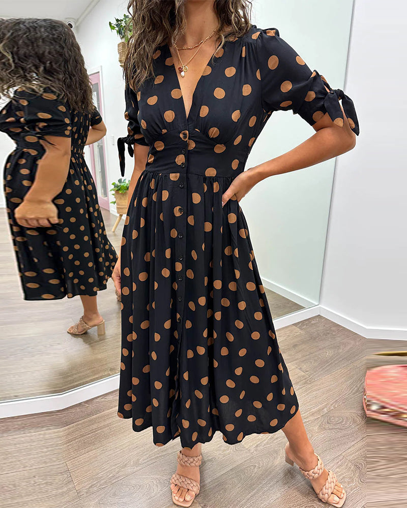 Clara™ | Vestito Pois