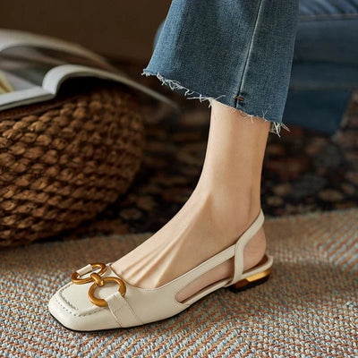 Brenna™ | Sandali in Pelle Ortopedici con Fibbia
