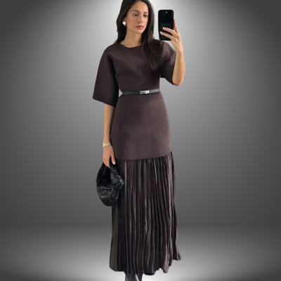 Lidia™ | Abito Lungo a Maglia