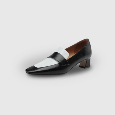 Elisabetta™ | Mocassini con Tacco Chunky a Punta
