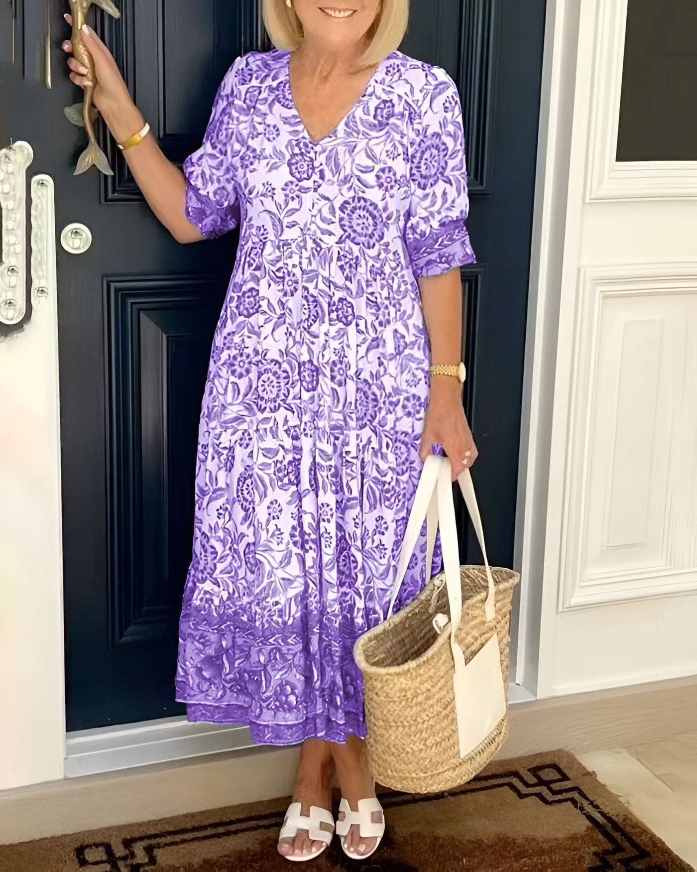 Evelyne™ | Abito Elegante a Fiori