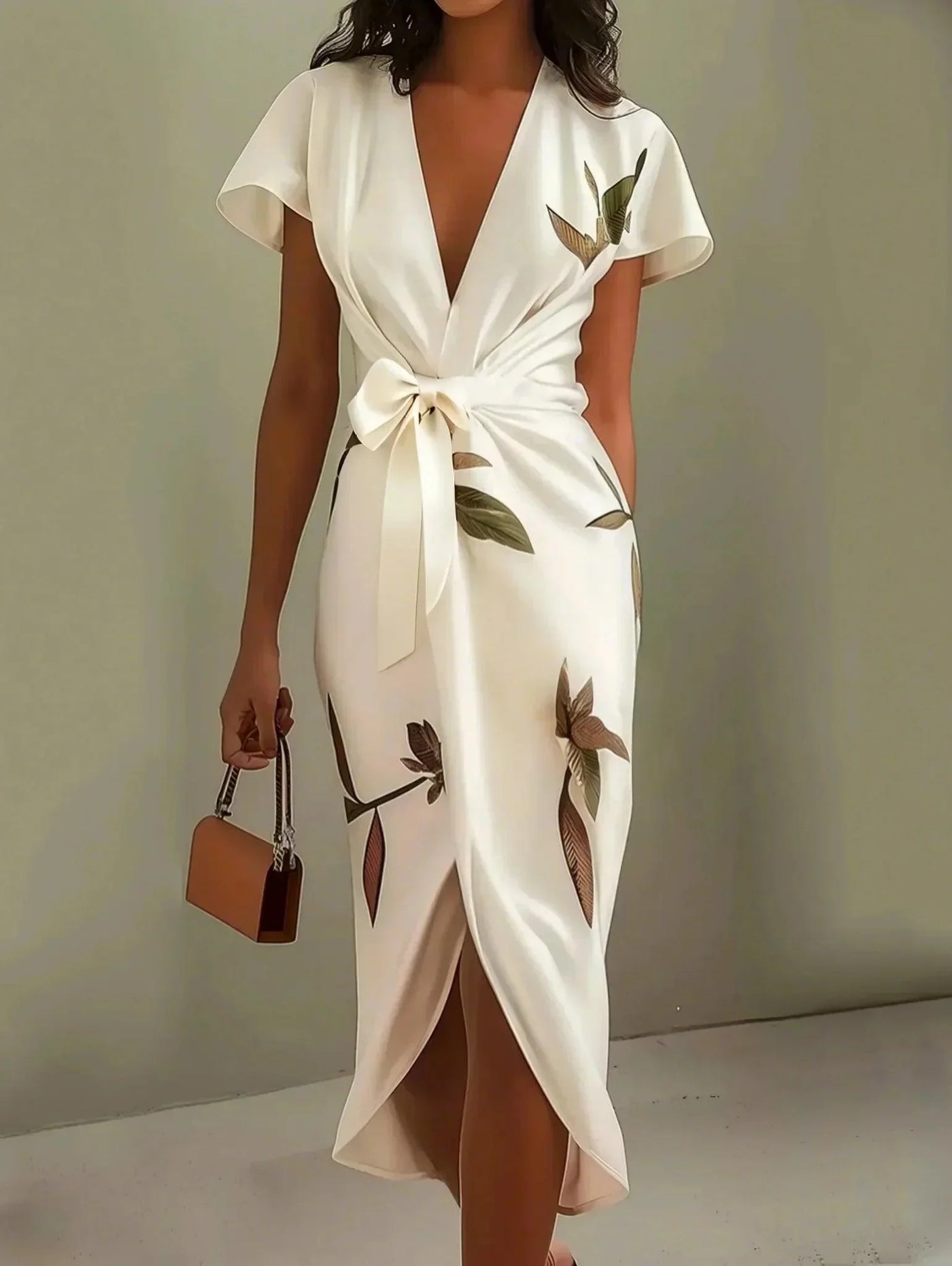 Luna™ | Abito midi in raso