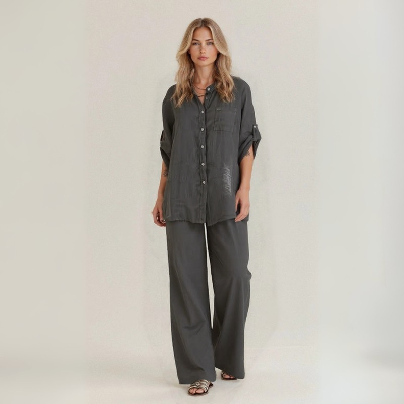 Léontine™ | Completo Casual in Lino Artigianale