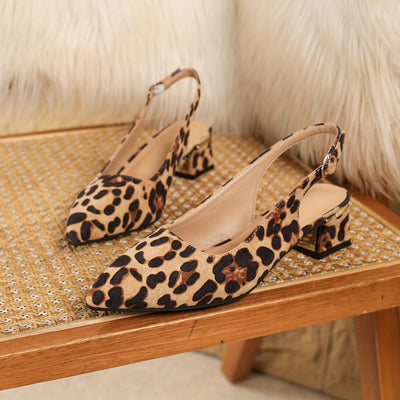 Luxe™ | Slingback Leopardo