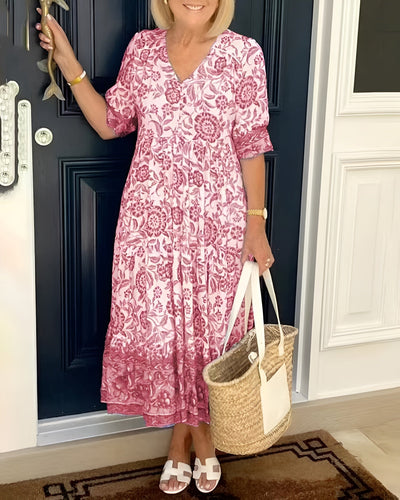 Evelyne™ | Abito Elegante a Fiori
