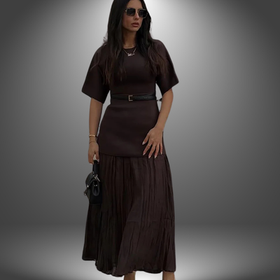 Lidia™ | Abito Lungo a Maglia