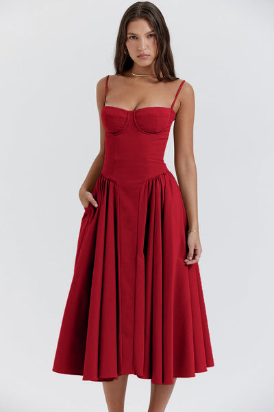 Beatrice™ | Abito Midi Retro