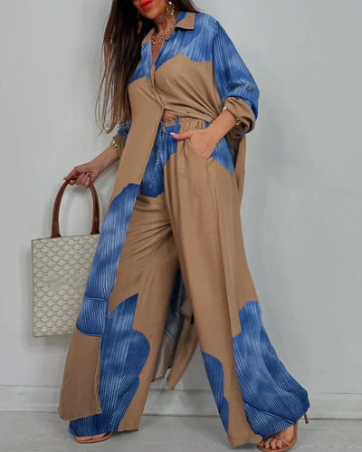 Camilla™ | Set Elegante con Stampa Artistica