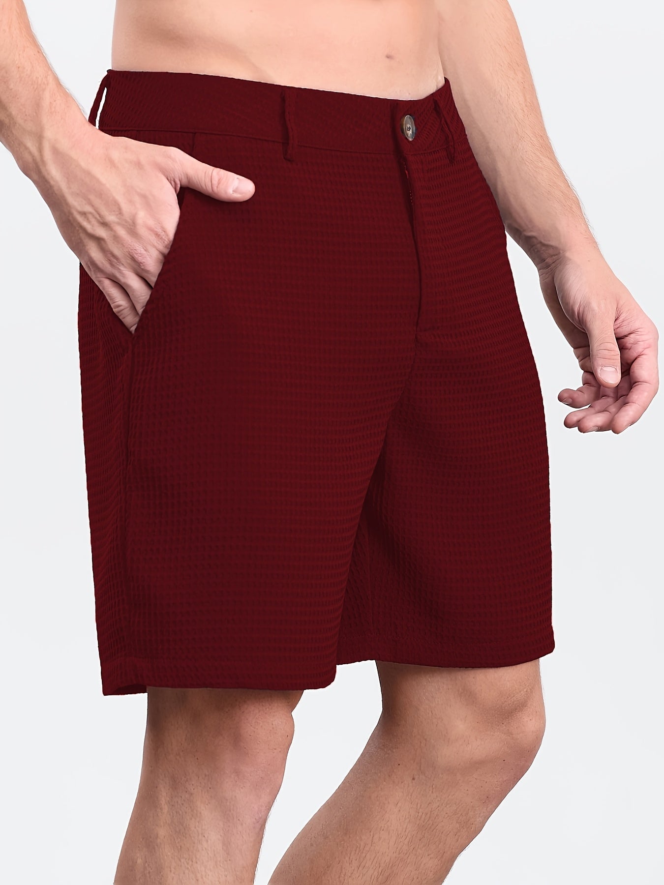 Graham | Pantaloni Corti Eleganti in Tessuto a Nido d'Api