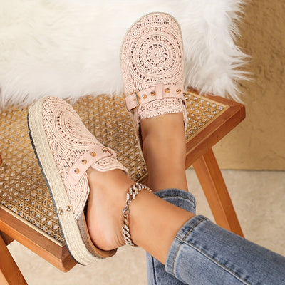 Solene™ | Mules Boho all'Uncinetto