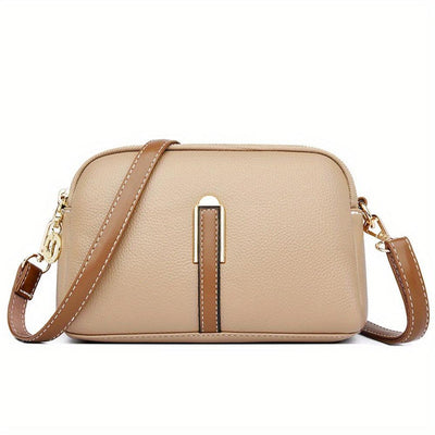 Mila™ | Borsa a Spalla con Stampa Litchi Embossed