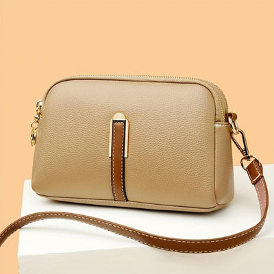 Mila™ | Borsa a Spalla con Stampa Litchi Embossed