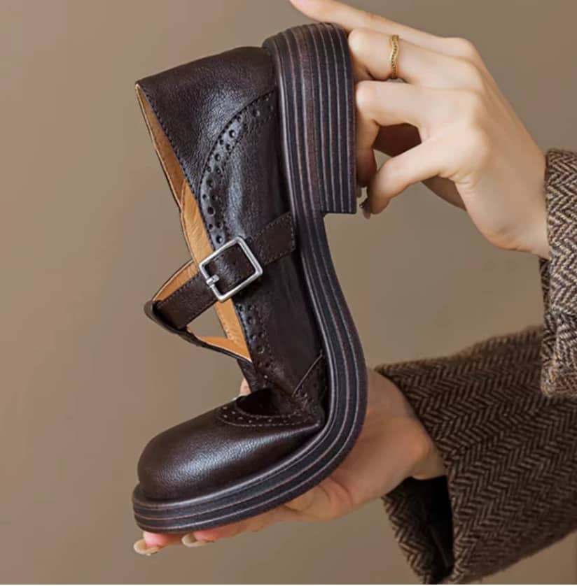 Isla™ | Mary Jane Eleganti in Pelle
