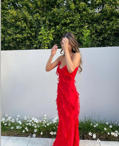 Aurora™ | Abito Maxi con Volant
