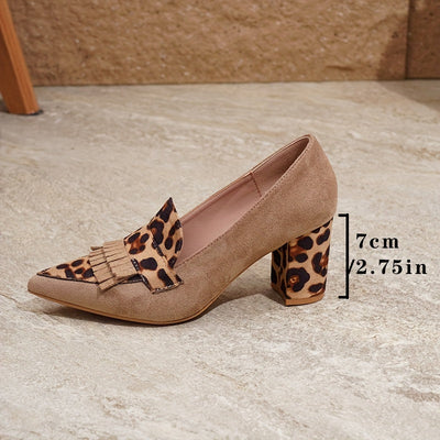 Desert™ | Tacchi Blocco Leopardati