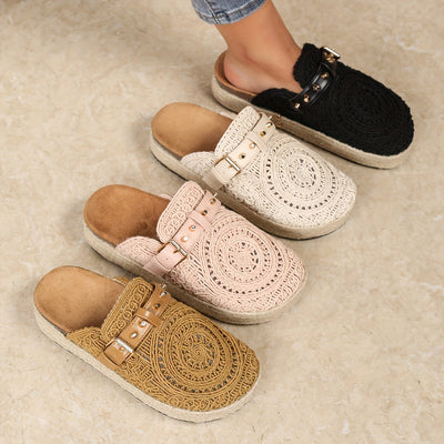 Solene™ | Mules Boho all'Uncinetto