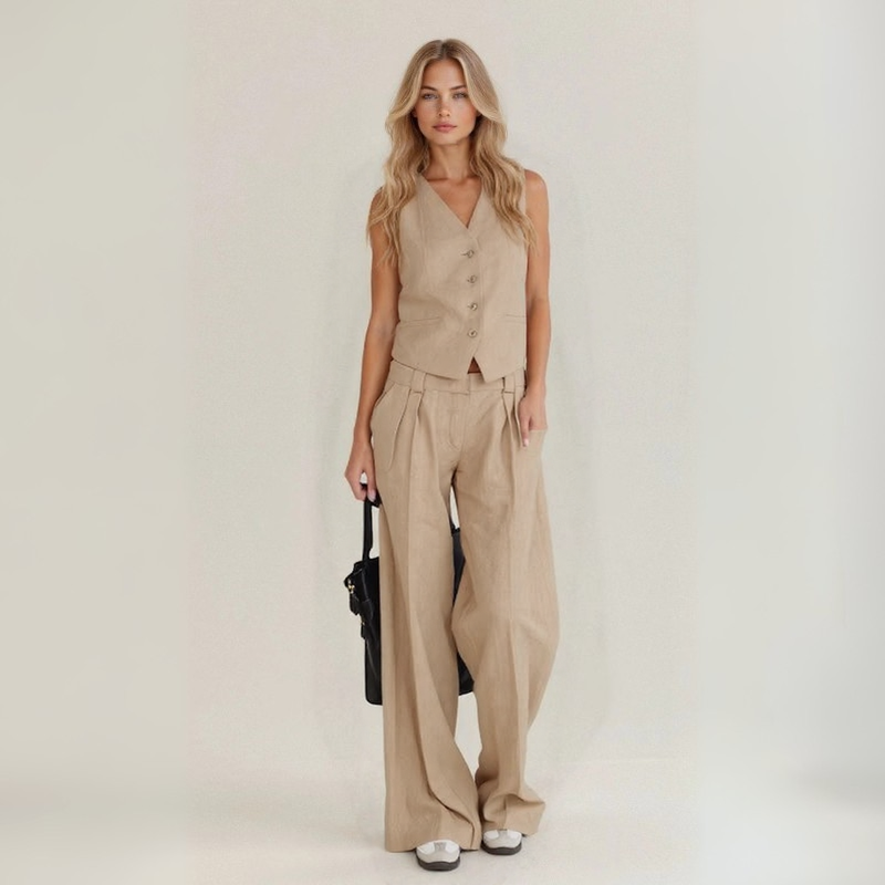 Anita™ | Completo Casual in Lino Artigianale