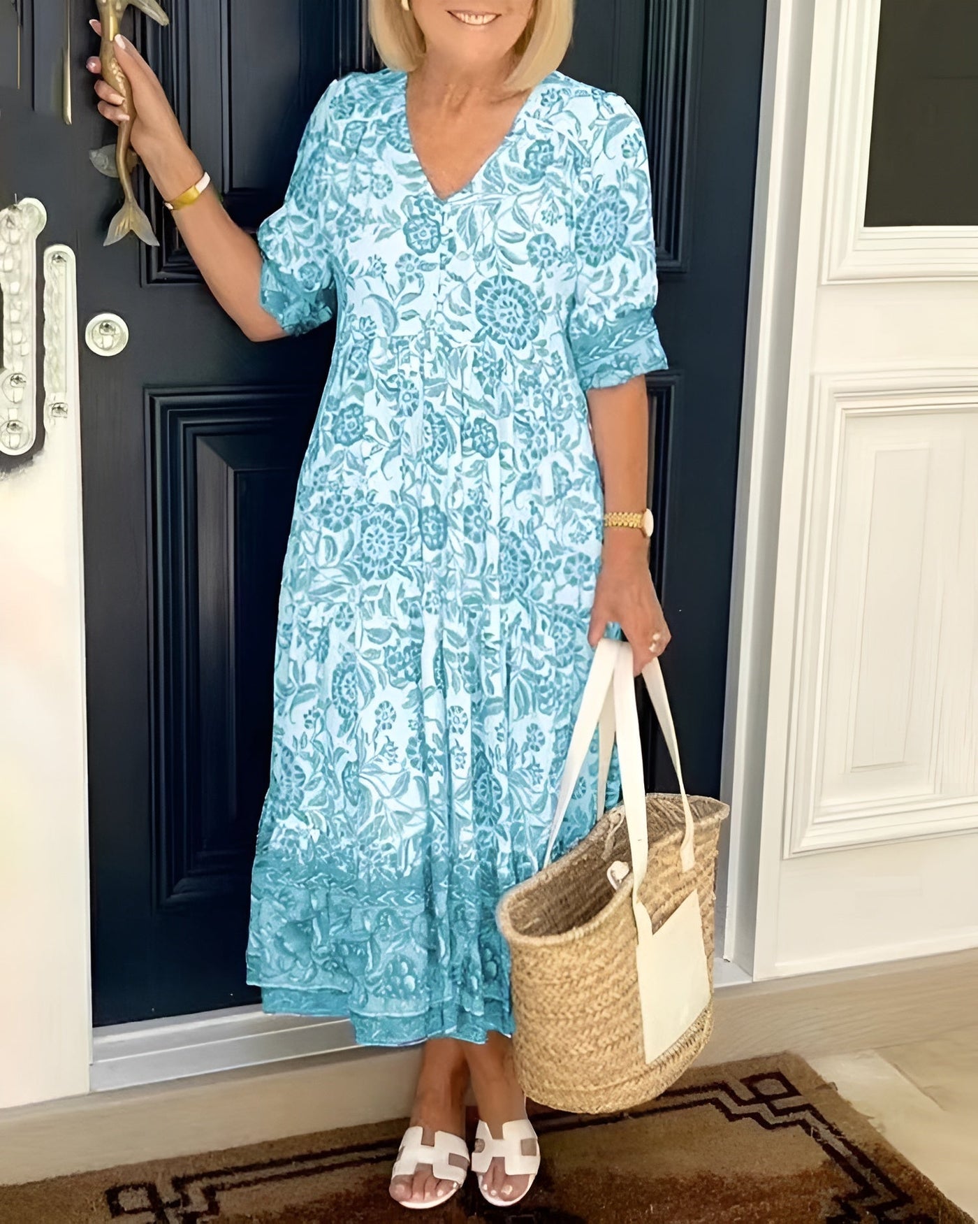Evelyne™ | Abito Elegante a Fiori