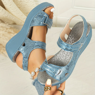 Lyra™ | Sandali Wedge Comfort-Lift