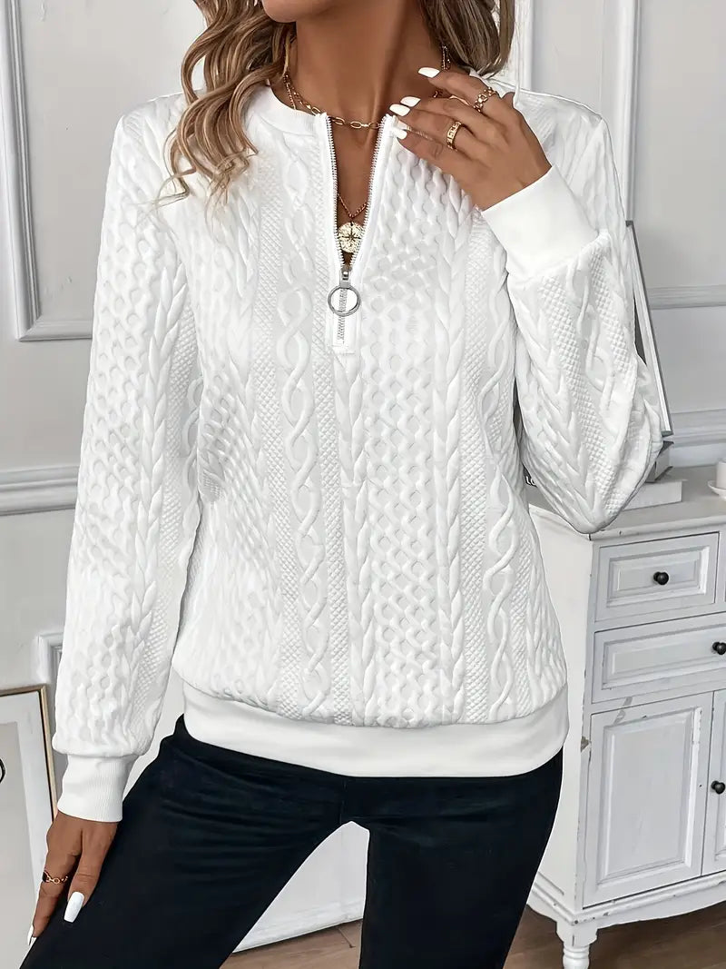 Silvia™ | Maglione Elegante con Zip