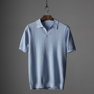 Elegante polo a maniche corte