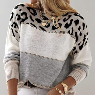Veronica™ | Maglione Casual con Design Leopardo