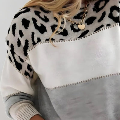 Veronica™ | Maglione Casual con Design Leopardo