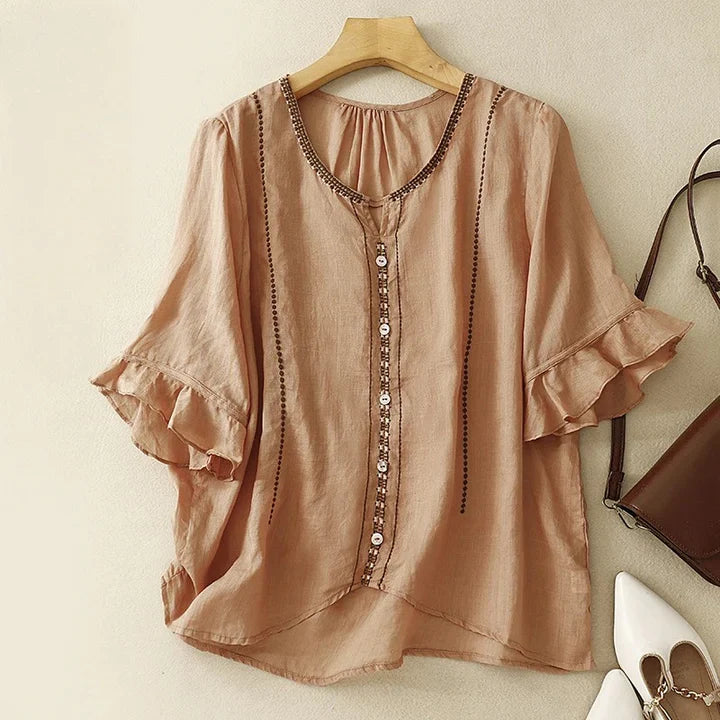 Enrica | Camicia Vintage Ricamata